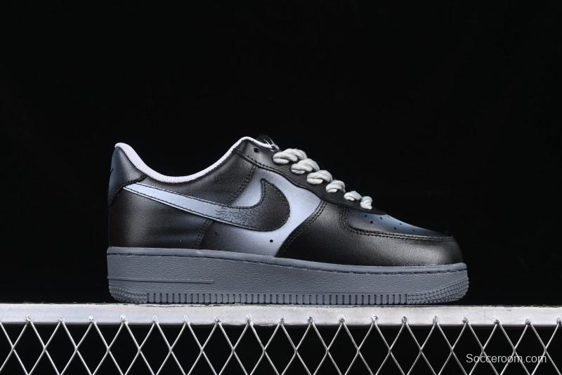 Nike Air Force 1 '07 Low Night Storm Custom Casual Sneakers for Autumn Winter - YD2425-101