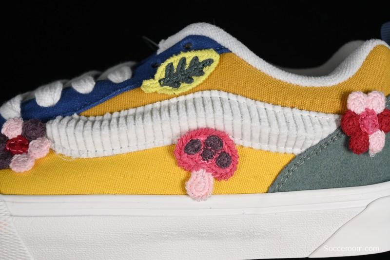 Vans Knu Skool Trip Multi Floral Patchwork Sneakers - VN0009QCBMI