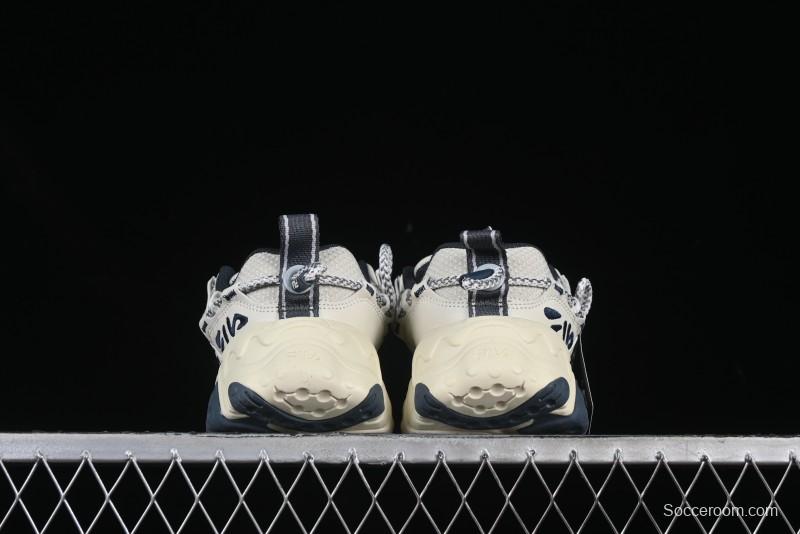 Fila Fusion Retro Mars Running Shoes with Lace-Up Design and Cushioned Sole - F12W432101FSH