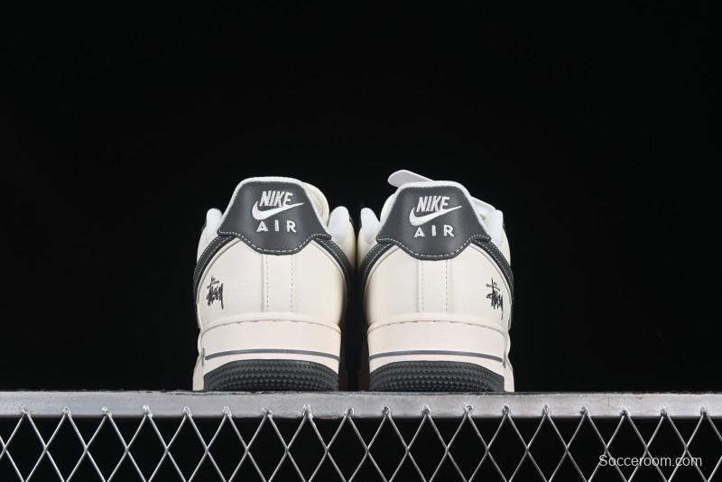 Nike Air Force 1 '07 Low Stussy Collaboration Granite Grey Low-Top Casual Sneakers - XZ6188-226