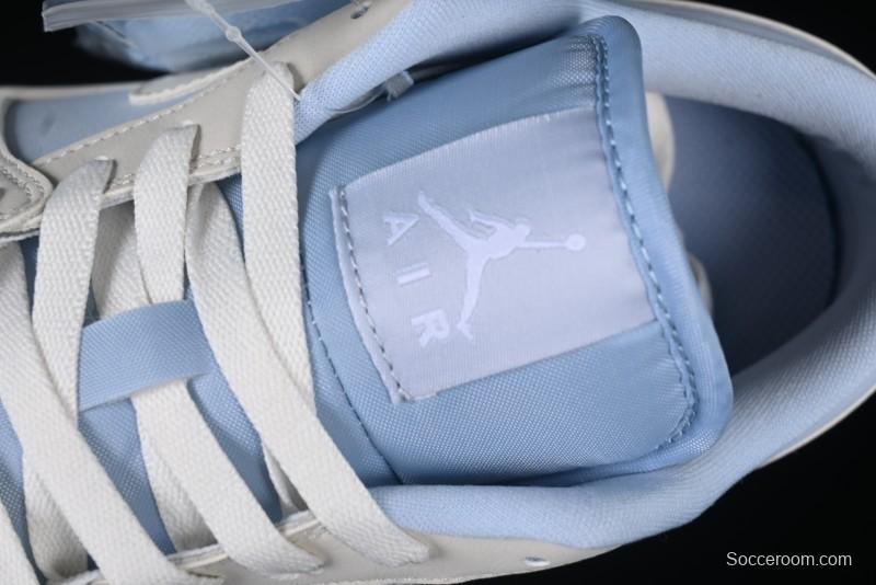 Nike Air Jordan 1 Low "Hydrogen Blue" Casual Sneakers with Retro Design - IB4003-407