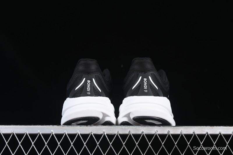 HOKA ONE ONE Bondi 9 Knit Lightweight Casual Running Shoes - 1162012 BWHT