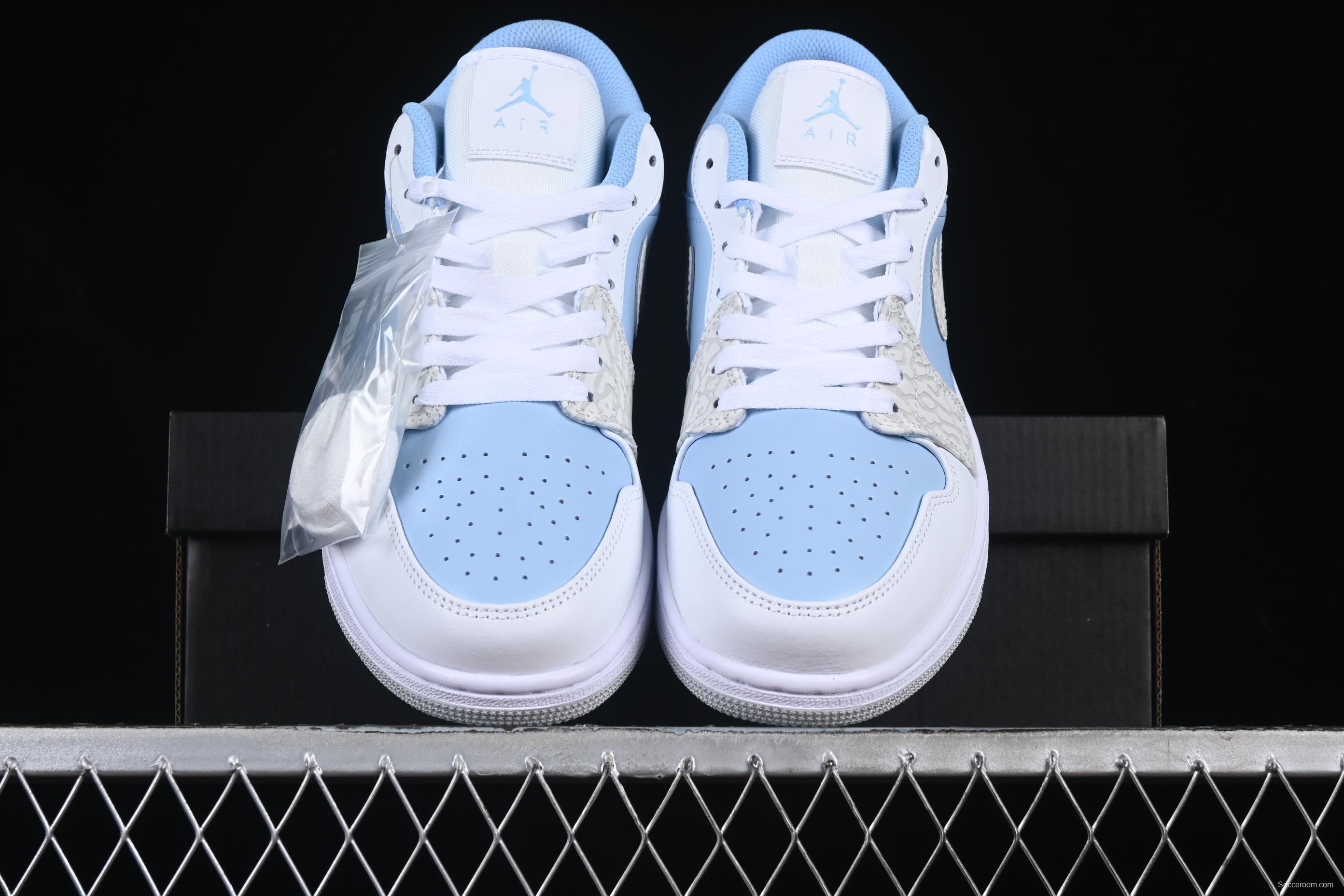 Nike Air Jordan 1 Low "True Blue" Basketball Shoes - IB7692-400