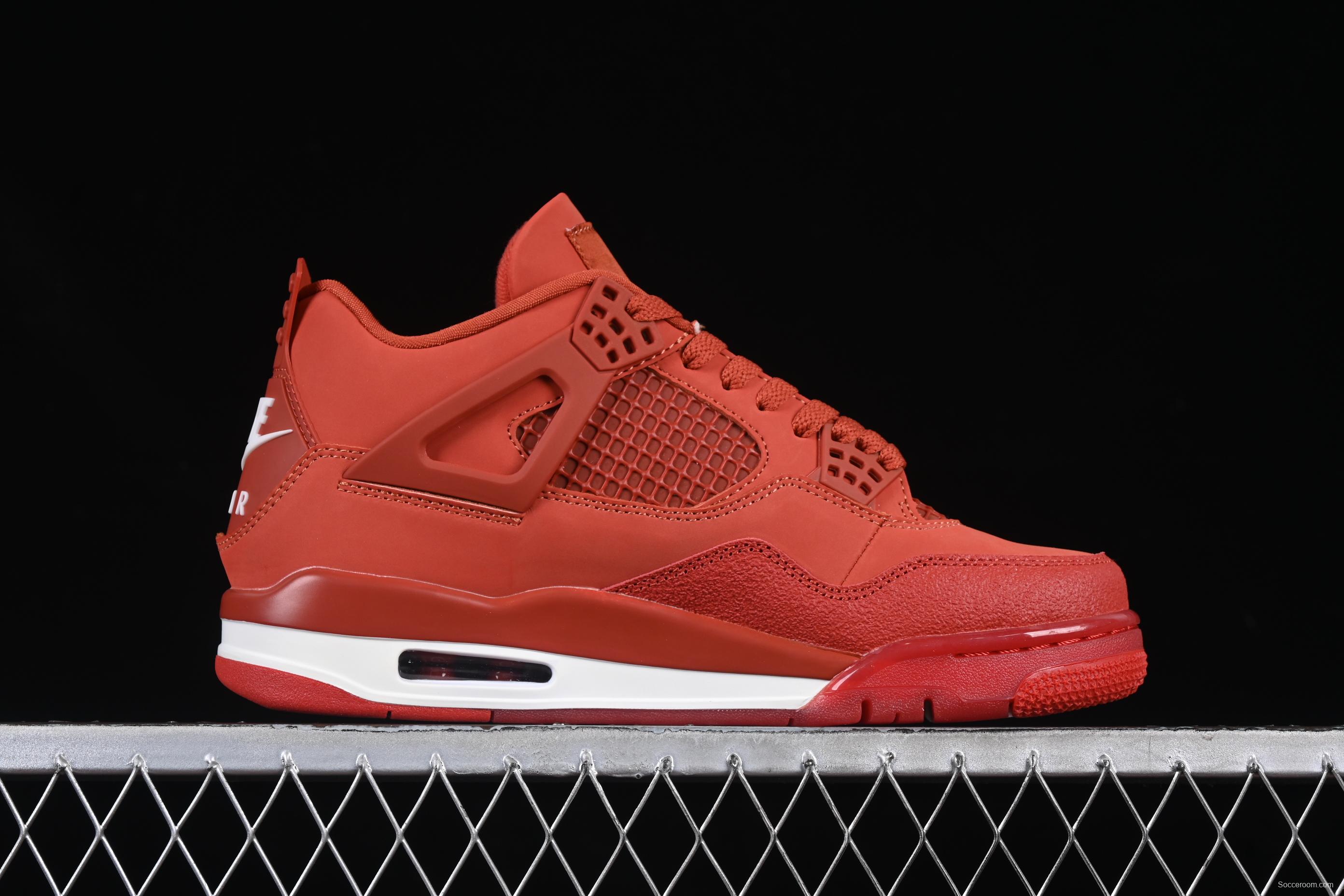 Nike Nigel Sylvester x Air Jordan 4 OG "Brick By Brick" Retro Basketball Shoes - HF4340-800