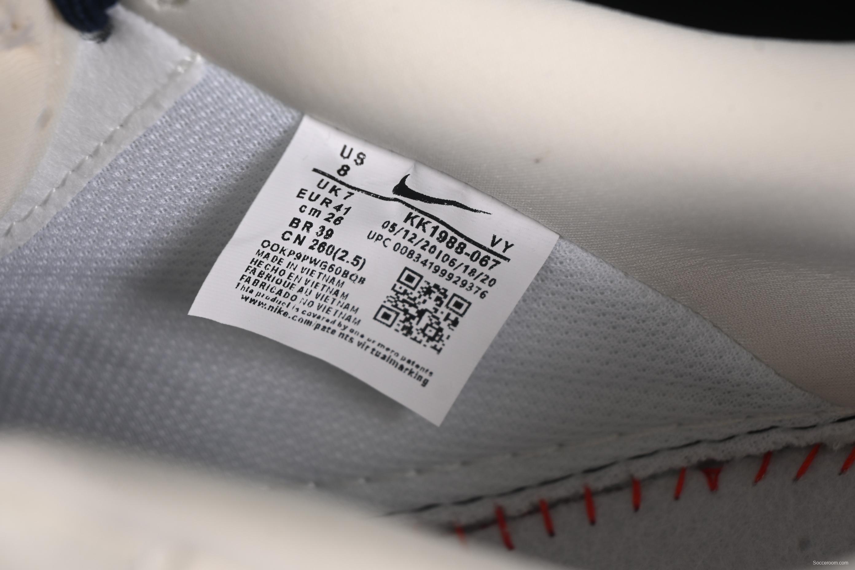 Nike Air Force 1'07 Low Dior Collaboration Navy Blue Red Sole Low-Top Casual Sneakers - KK1988-067