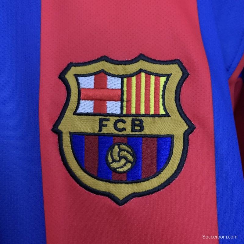 04/05 Retro Barcelona Home Jersey