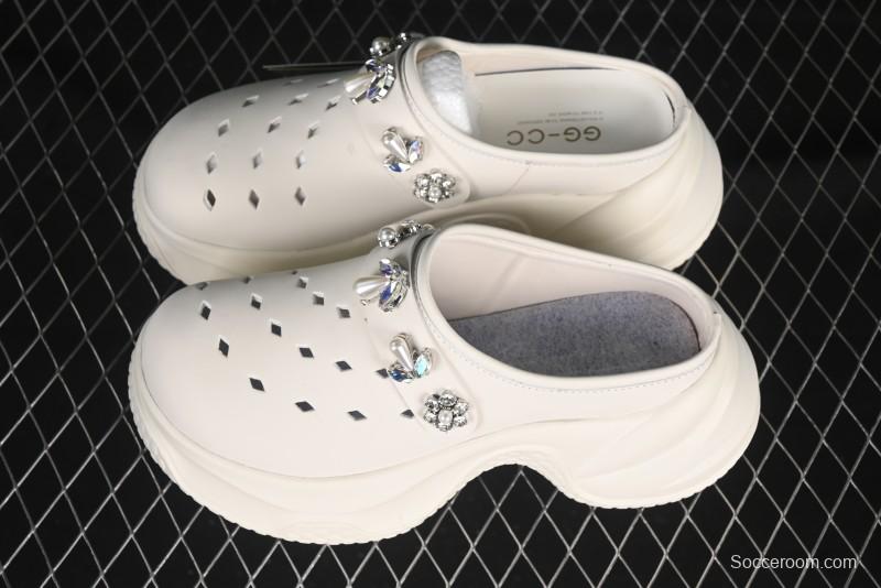 GG-CC Casual Platform Sandals with Thick Sole for Spring Fashion - G25X281