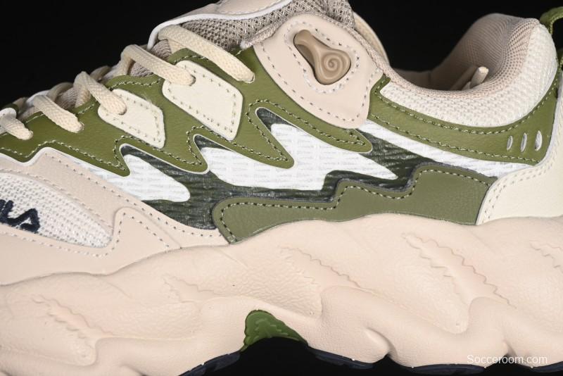 Fila Fusion Fern 2.0 Retro Chunky Sneakers with 3CM Heightening Sole - F12M511101FMC