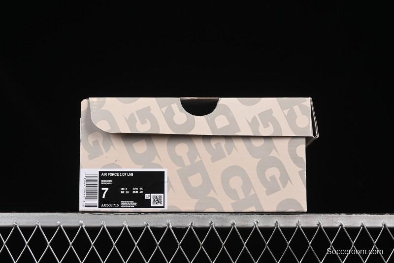 Nike Air Force 1'07 Low The North Face Collaboration Grey Multi-Tone Casual Sneakers - JJ2508-715