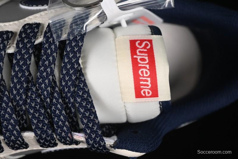 Nike Air Force 1 '07 Low Supreme Collaboration Grey Blue Casual Sneakers - HH7518-054