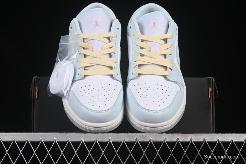 Nike Air Jordan 1 Low AJ1 Mint Blue Low-Top Casual Lifestyle Sneakers - HJ5999-400