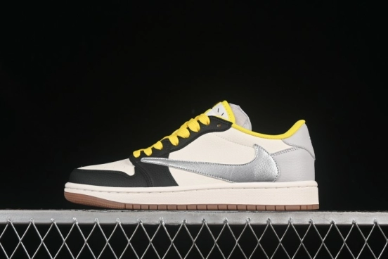 Nike Travis Scott x Fragment Design x Air Jordan 1 Low OG SP Casual Sneakers - DN6901-095