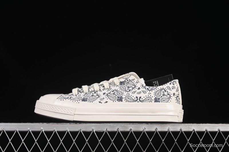 Converse Chuck 1970s Low Top Casual Sneakers with Paisley Pattern - A15752C