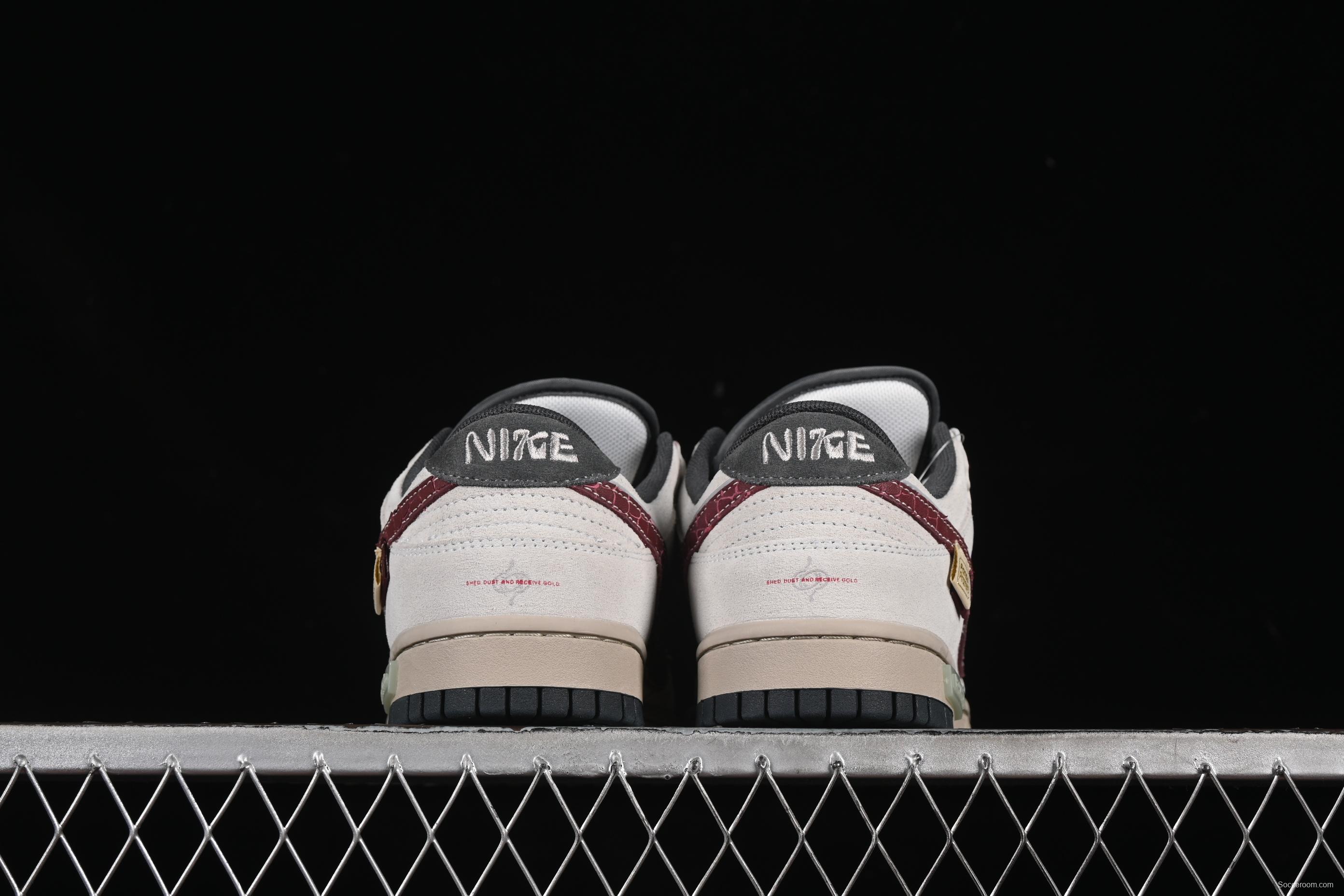 Nike Dunk Low Retro 'Double Swoosh' CNY Year of the Snake Panda Mischief Casual Sneakers - HV1800-101