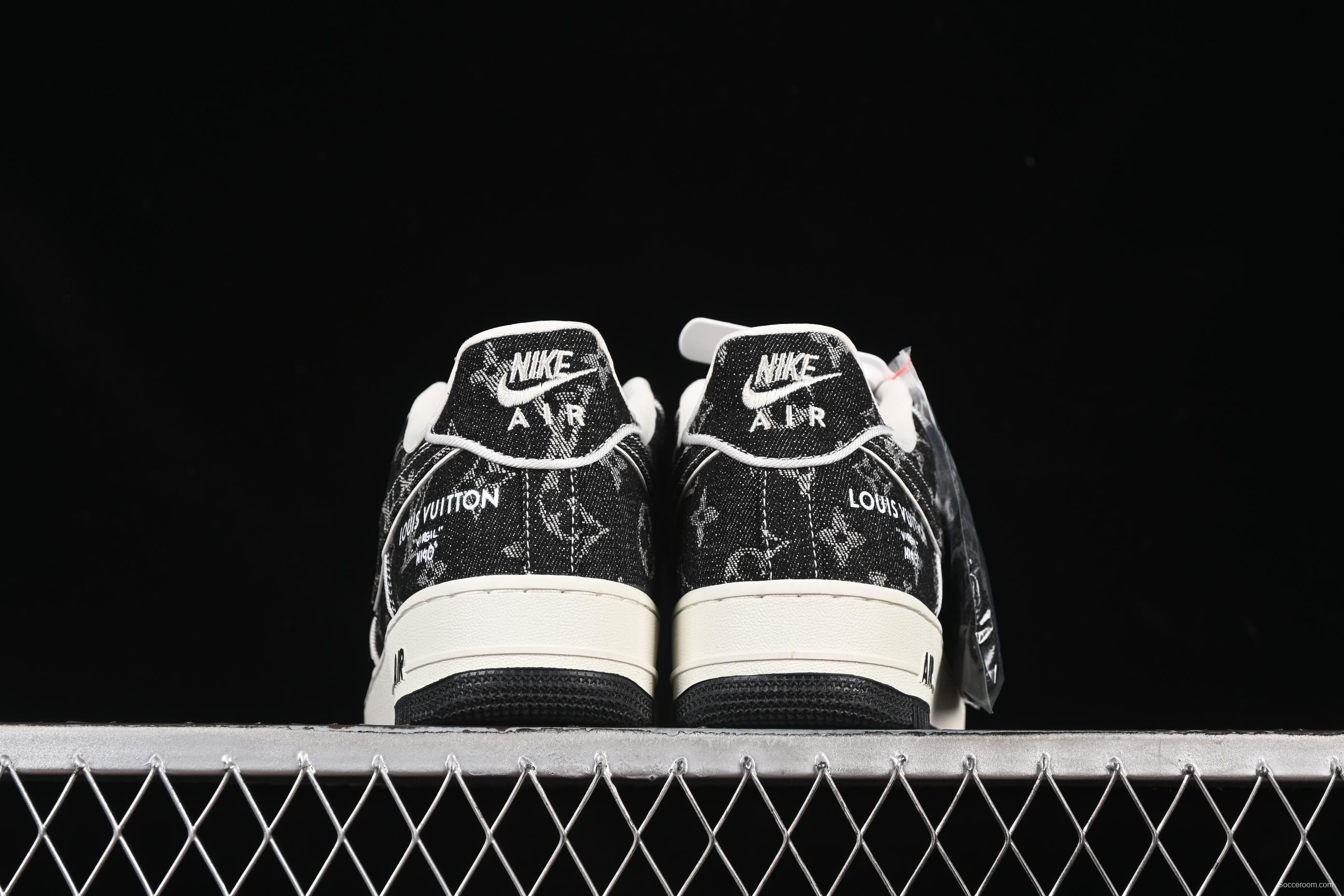 Nike Air Force 1'07 Low LV Collaboration Dark Denim Low-Top Casual Sneakers - SC9207-531