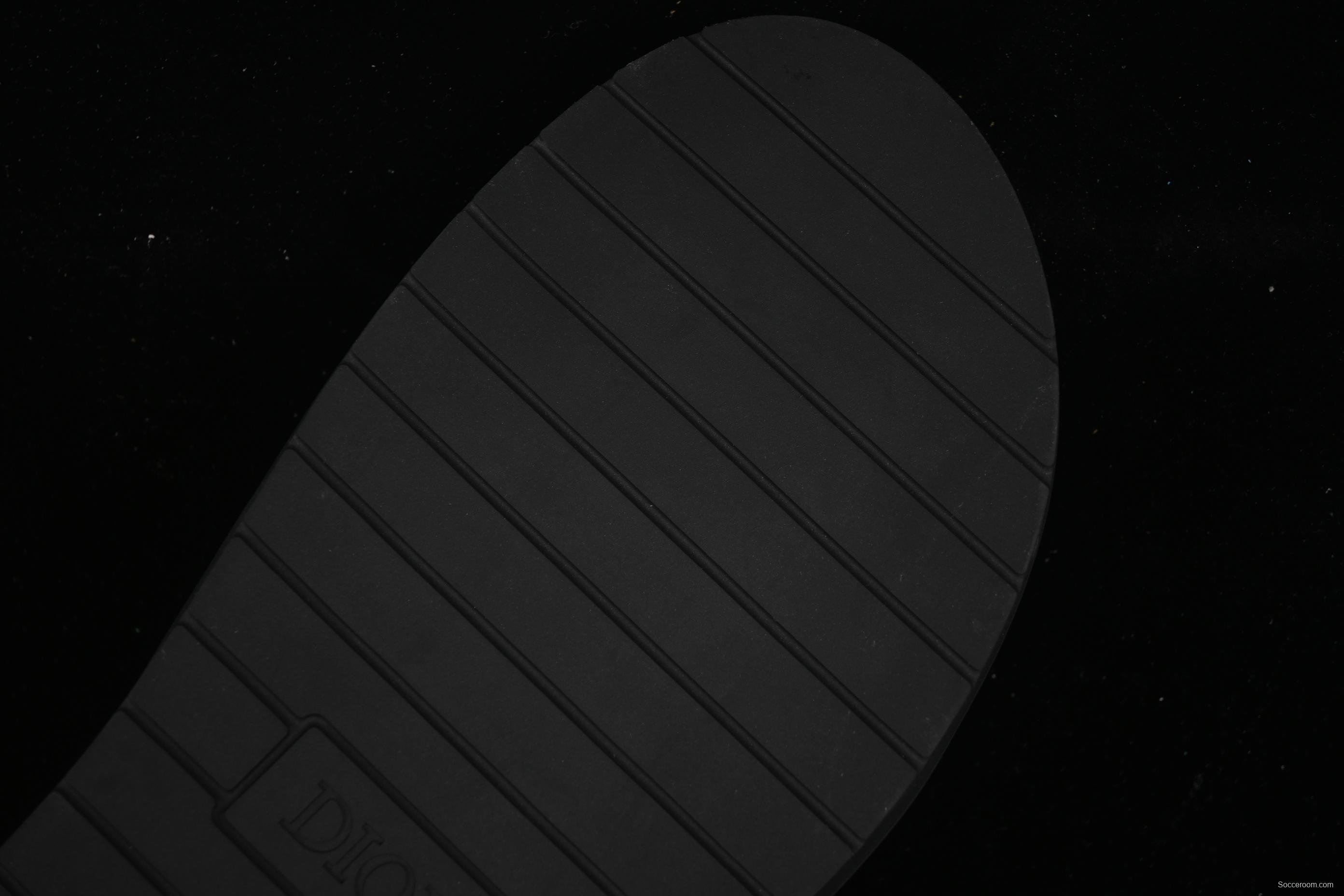 Dior Aqua Summer Men's Platform Casual Sandals with Oblique Print - 3SA126ZSA