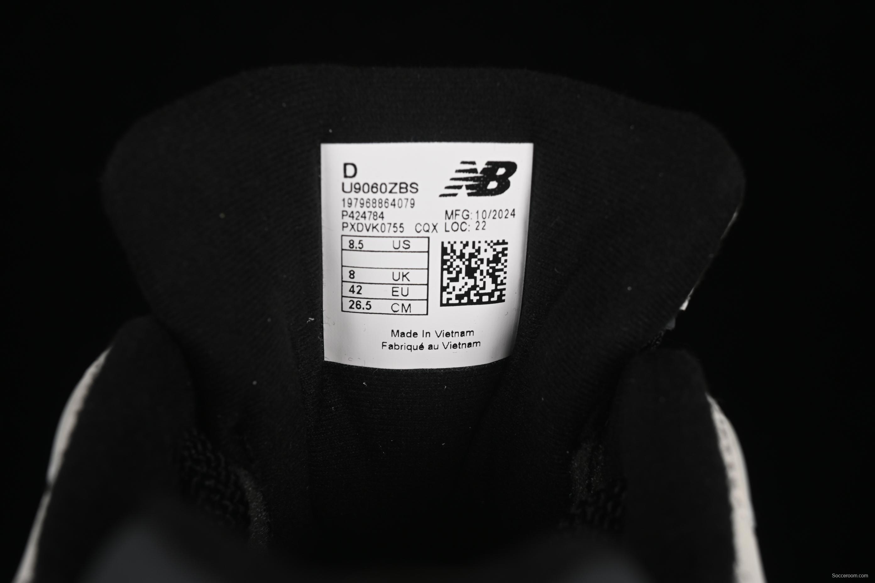 Joe Freshgoods x New Balance 9060 Retro Casual Running Sneakers with ABZORB Cushioning - U9060ZBS