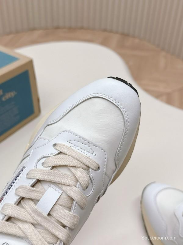 2024 Unisex Autry White Green Black Leather Mesh Sneakers MJ00330