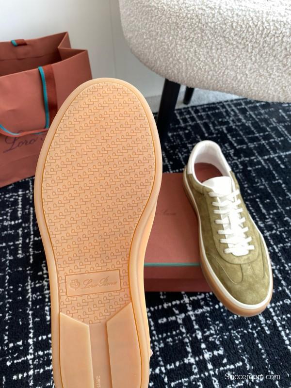 2024 Unisex LP Beige Suede Leather Sneakers MJ00320
