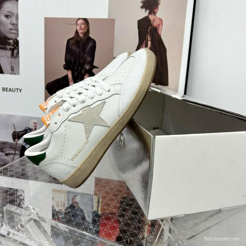2024 Unisex GGDB White Grey Green Leather Sneakers MJ00260