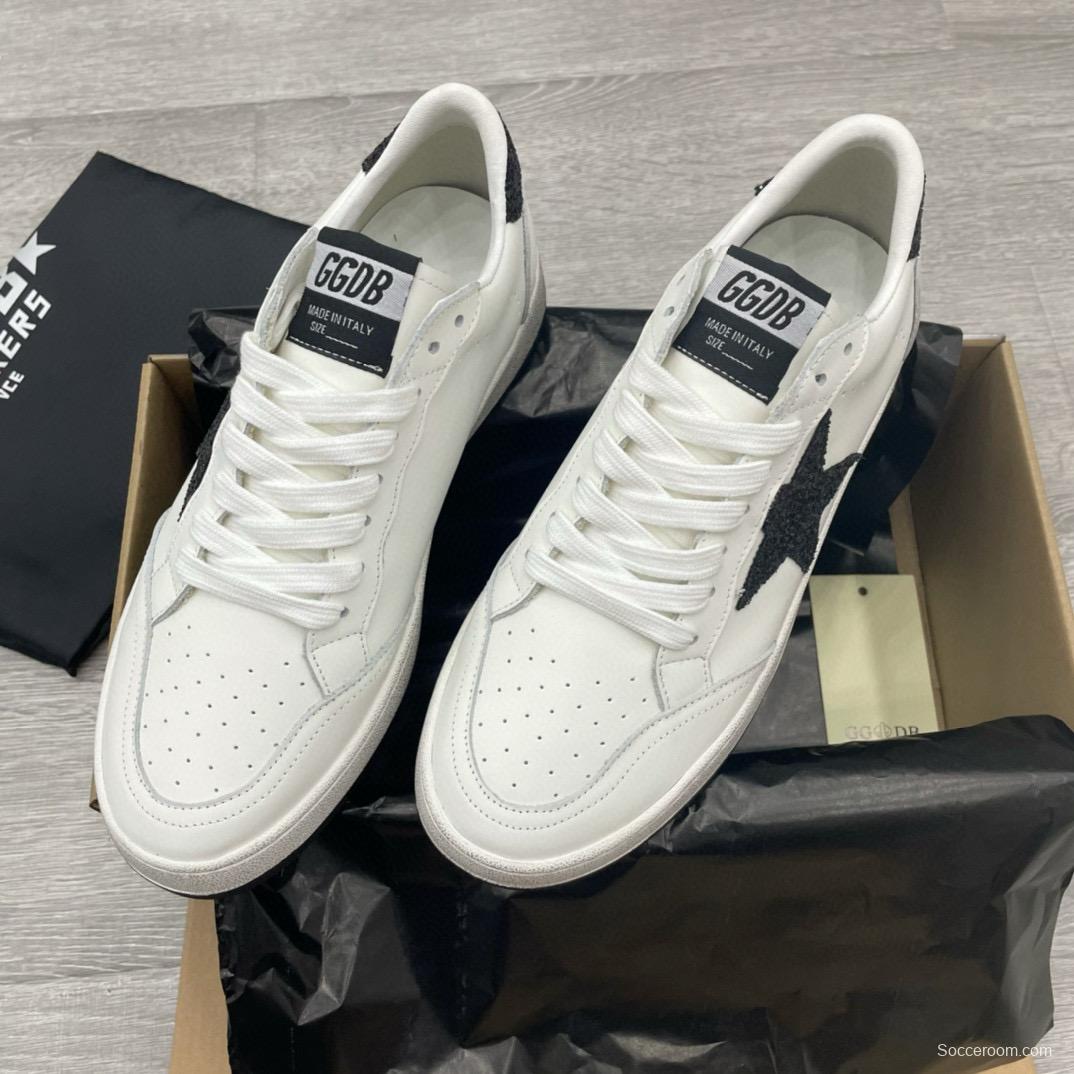 2024 Unisex GGDB White Black Leather Low Top Sneakers MJ00260