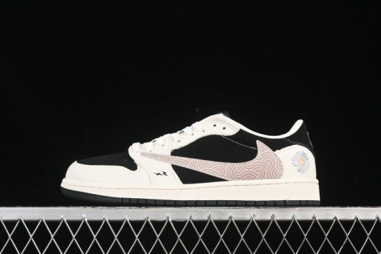 Nike Travis Scott x Fragment Design x Air Jordan 1 Low OG SP AJ1 Low Top Casual Sneakers - XS2024-047