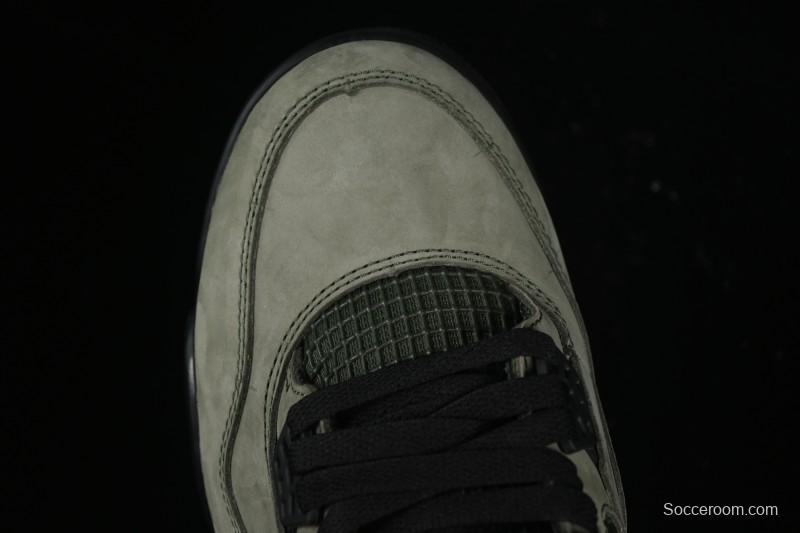 Nike Air Jordan 4 Retro OG Undefeated Collaboration Olive Green Suede - IB1519-200