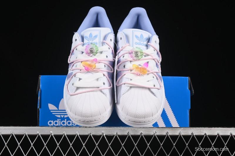 Adidas Superstar II Casual Sneakers with Shell Toe Design - JR1332