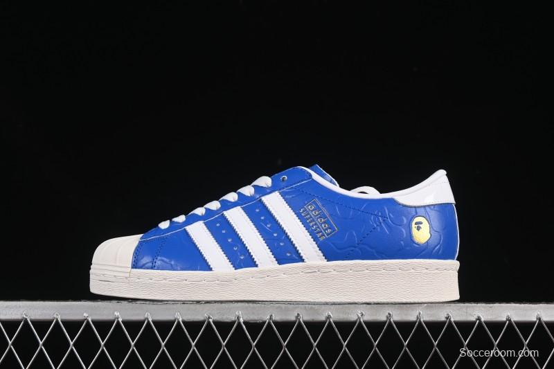 Adidas Bape Superstar Casual Skate Shoes - JR2702