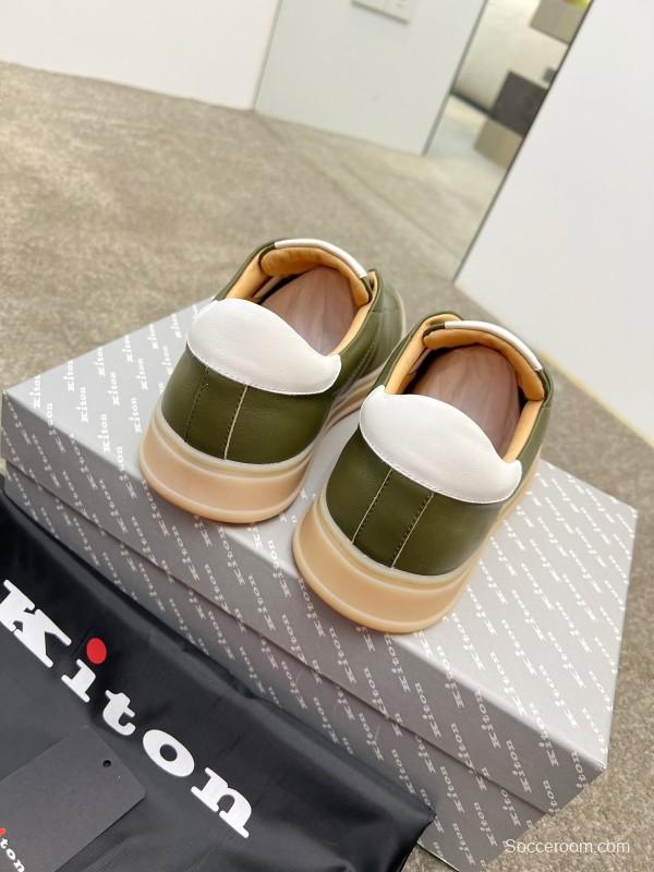 Kiton Men's Four Seasons Classic Casual Slip-On Loafer - AS00320