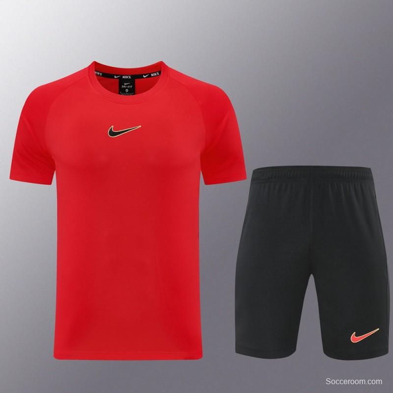 25/26 Nike Red Short Sleeve Jersey+Shorts