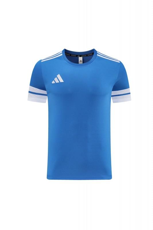 2025 Adidas Blue Short Sleeve Jersey+Shorts