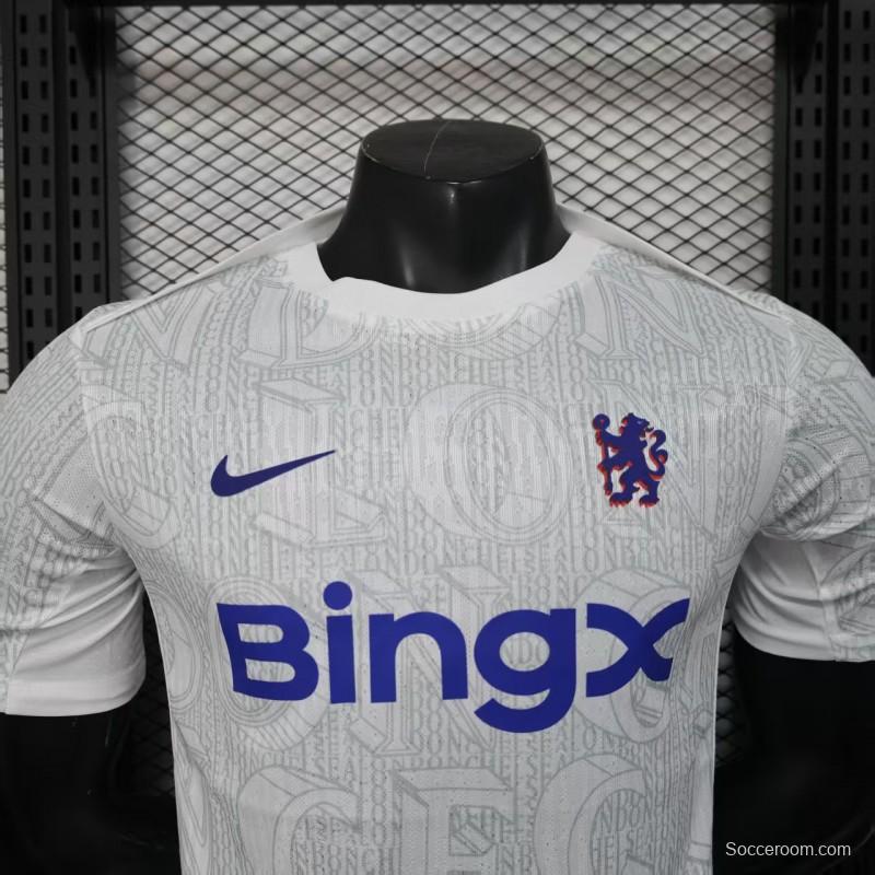 Player Version 25/26 Chelsea White Pre-Match Jersey