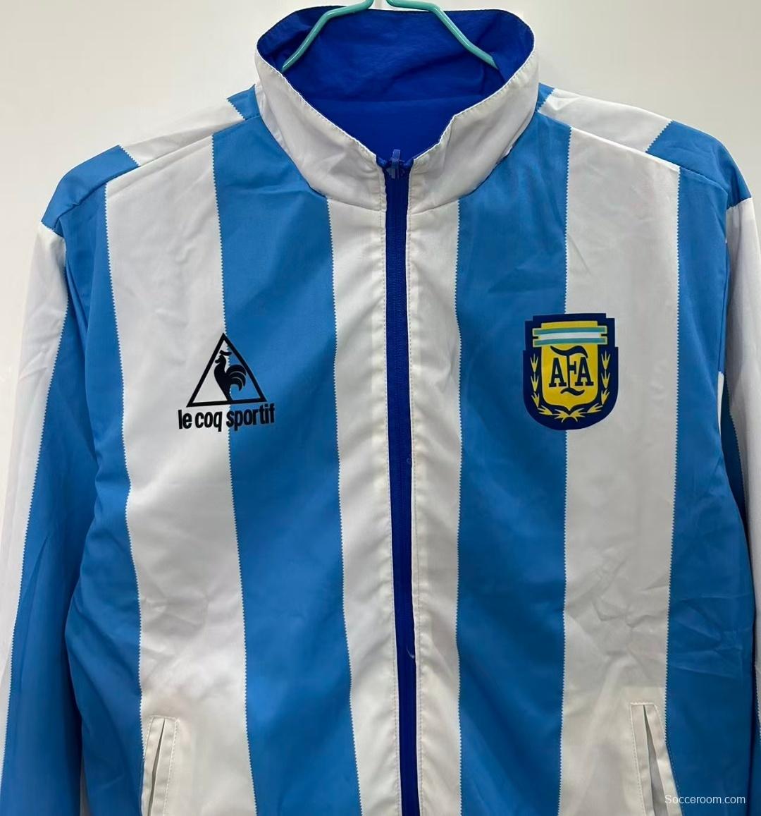 1986 Argentina Blue/White Windbreaker