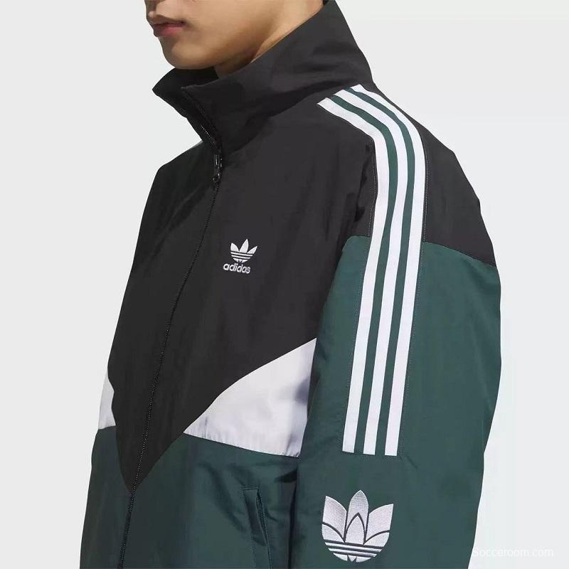 2025 Adidas Black/White Windbreaker