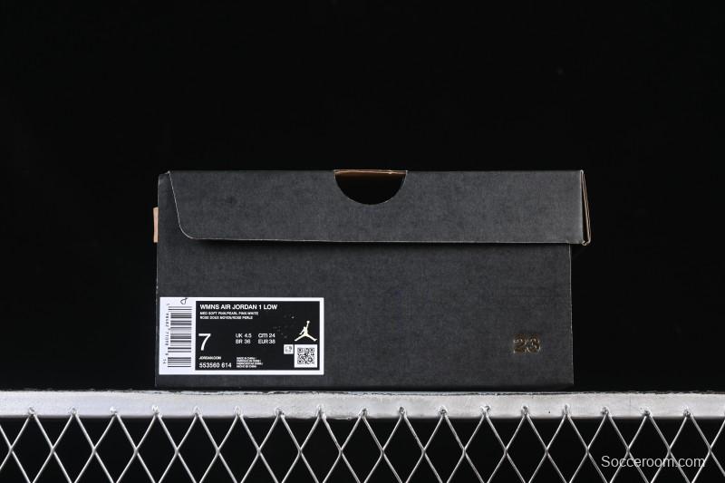 Nike Air Jordan 1 Low AJ1 Pearl Pink Low-top Casual Sneakers - 553560-614