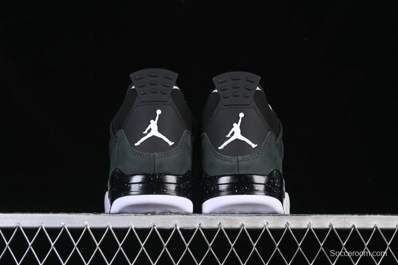 Nike Air Jordan 4 Retro Basketball Shoes with Fear Pack Design - FQ8138-002