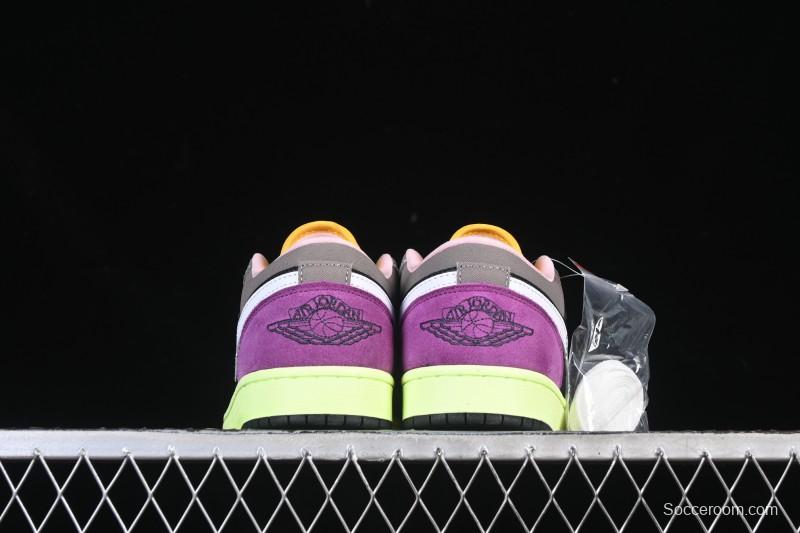 Nike Air Jordan 1 Low Tokyo Bio Hack Casual Sneakers - HQ2010-005