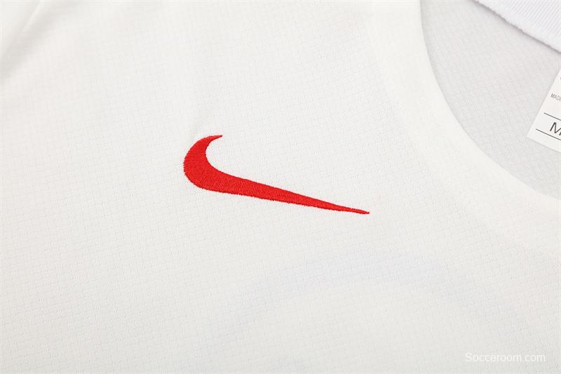 25/26 PSG White T90 with XS Short Sleeve+Soccer Shorts