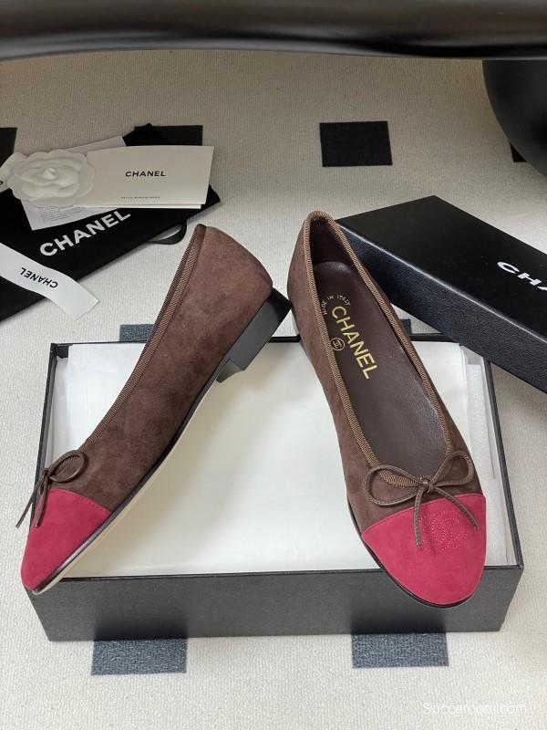 Adidas 2025 SS Bow Ballet Flats Classic Suede Flat Shoes - KFY00300