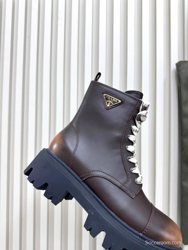 Prada 2025 SS Platform Martin Boots - LY0350