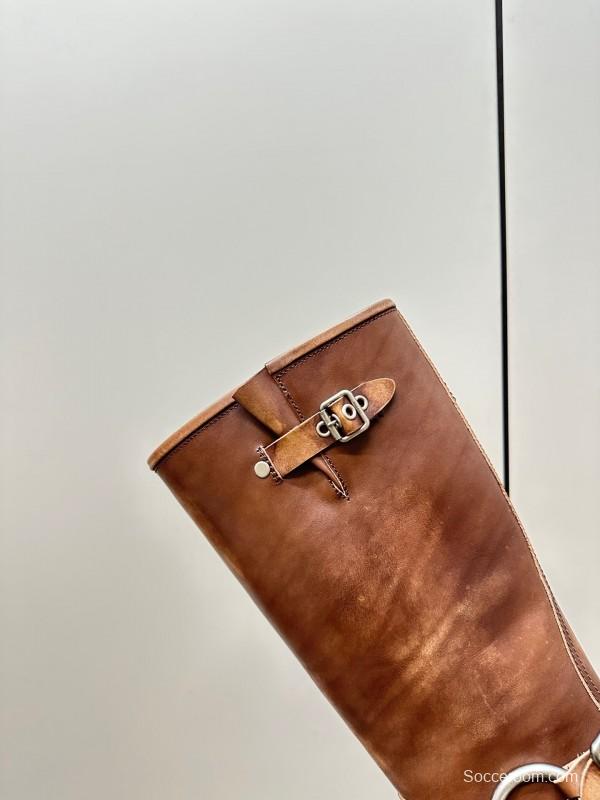 Miu Miu Fall/Winter 2025 Limited Edition Punk Style Martin Boots - LY00500