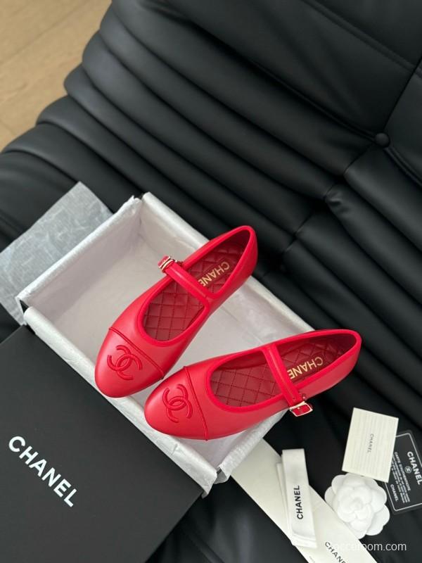Chanel SS 2025 Runway Mary Jane Flats - LY00
