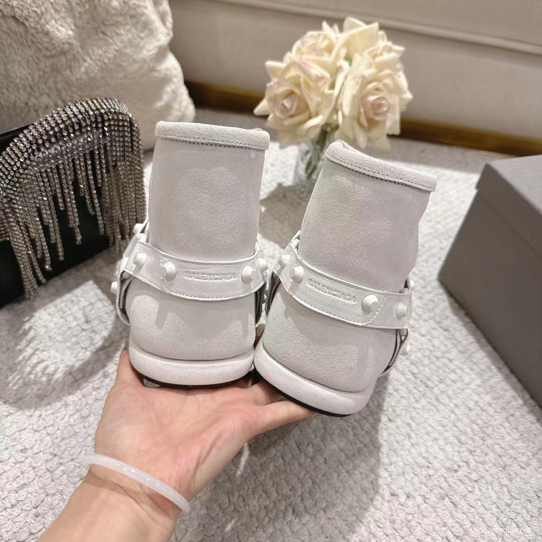 Balenciaga F022 Winter Wool Ankle Boots Snow Boots - F022