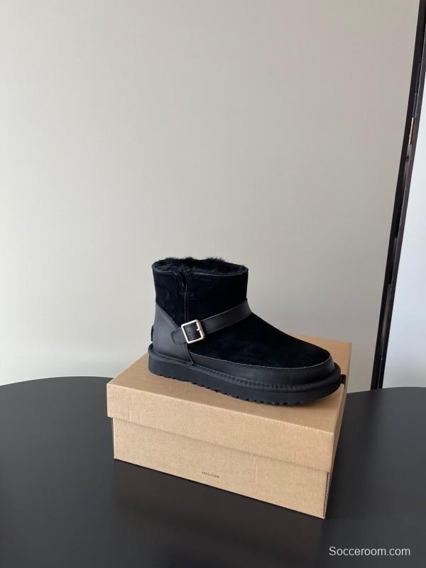 UGG 4512 Classic Buckle Flat Ultra Wool Anti-Slip Snow Boots - AS00290