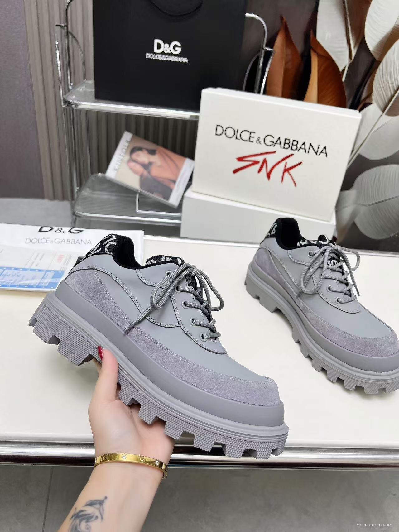 D&G Chunky Derby Casual Platform Shoes - AS00340