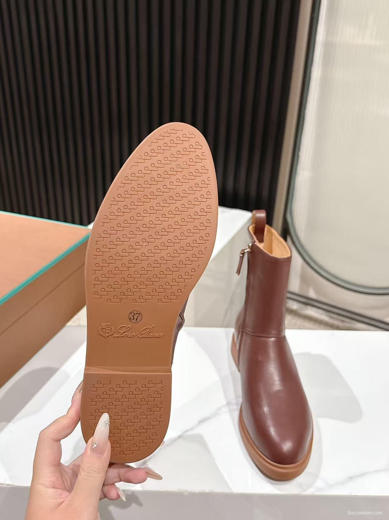 Loro Piana Fall/Winter 2025 Classic Old Money Style Ankle Boots - LY00370/LY00410