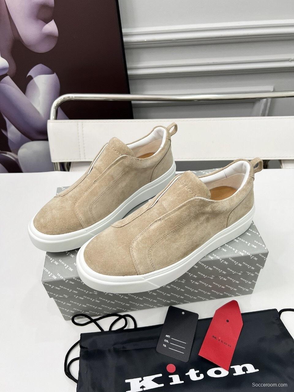 Kiton 2025/SS Slip-On Casual Men's Shoes - KFY00320