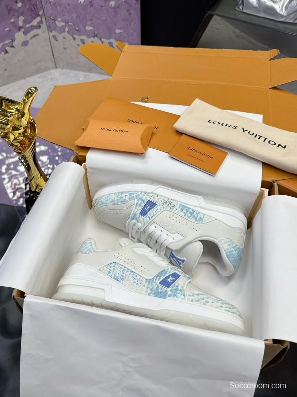 Louis Vuitton LV Trainer Maxi Sneakers Snake Print Series - AS00430