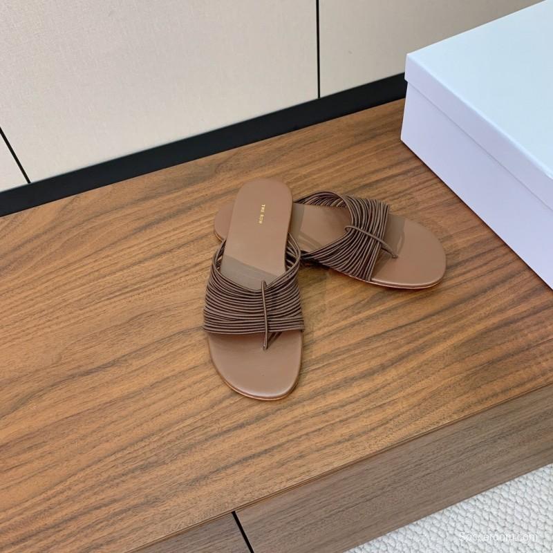 The Row Roman Net Sandals 2025 SS Minimalist Design - KFY00210